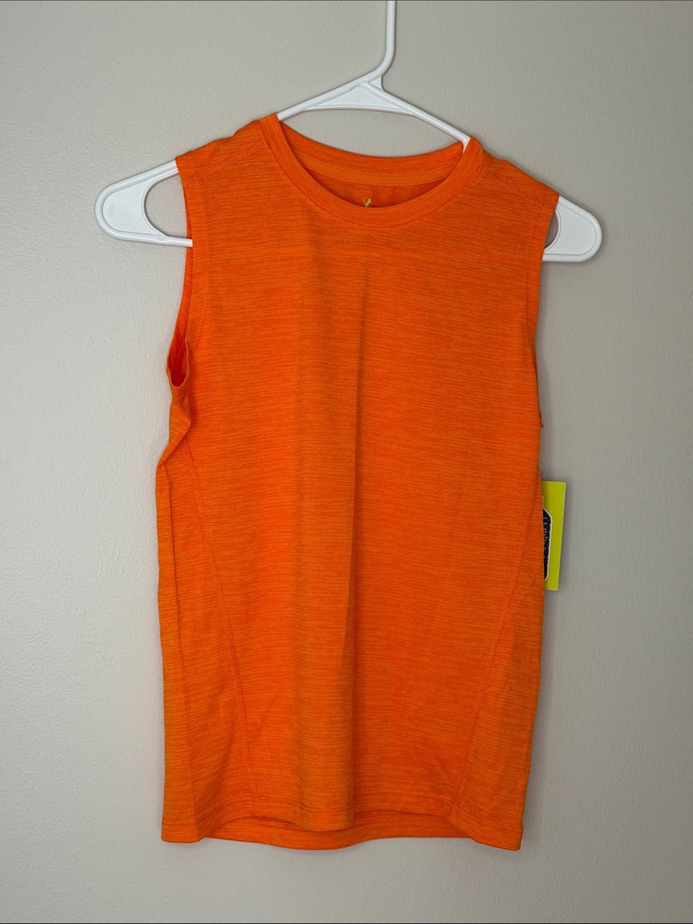 Kids' Sleeveless Performance Top - Bright Orange NEW W TAGS
